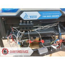 Установка блока АВР для бензогенератора TSS SGG 2800EN
