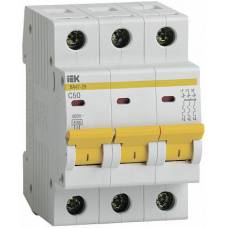Автоматический выключатель модульный IEK 3п 50А C 4,5кA AC/DC